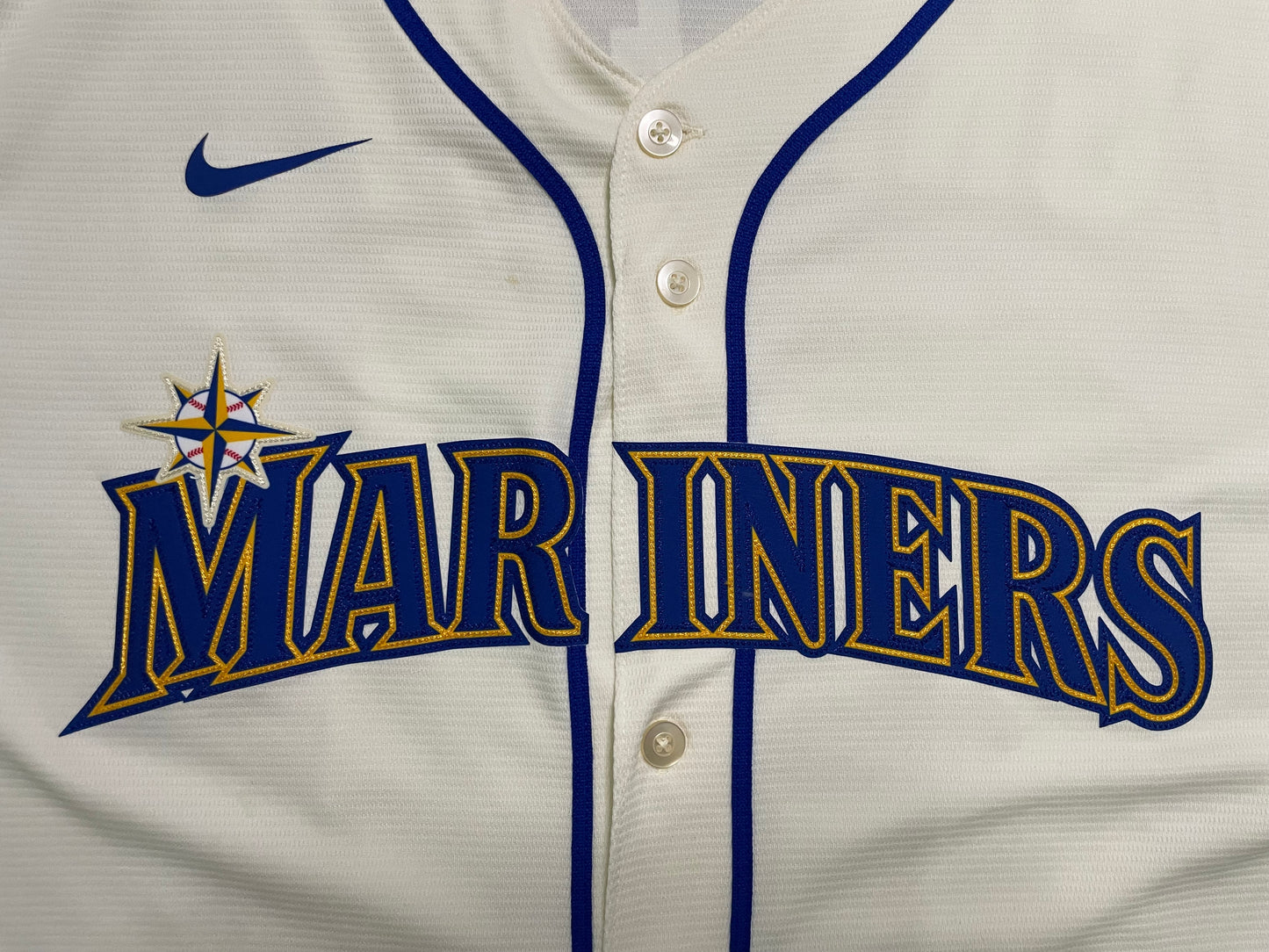 Seattle Mariners Nike Ken Griffey #24 white jersey
