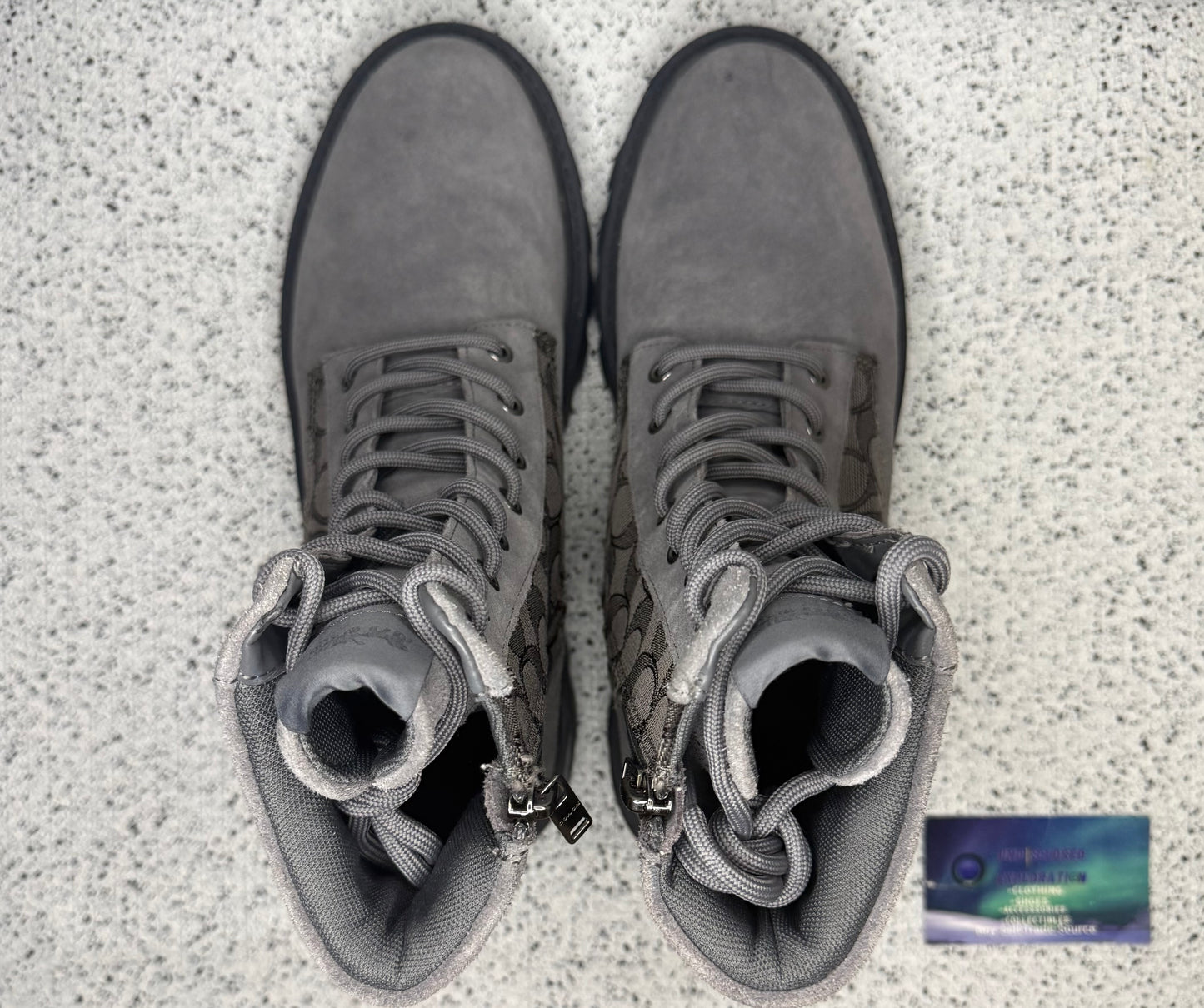 Coach Citysole Combat Boots 10men/11.5 Women “Preowned”