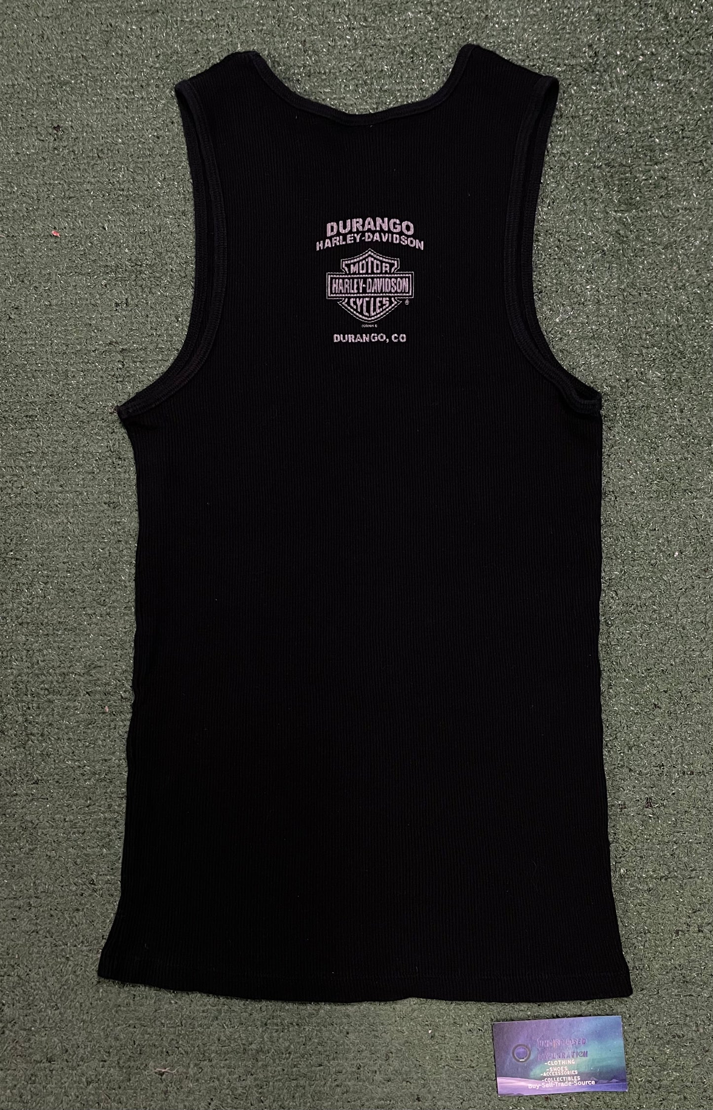 Harley Davidson motorcycles eagle black tank top