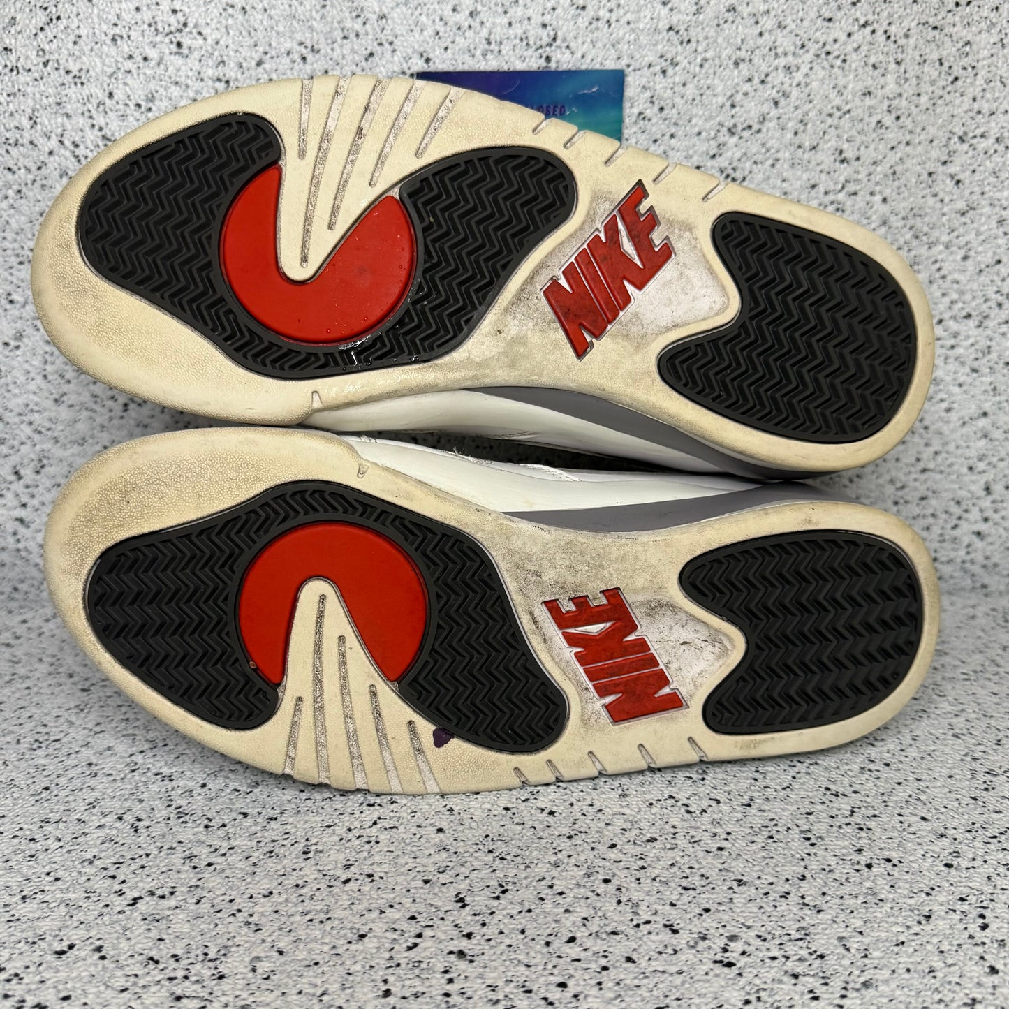 Nike Air Pressure David Robinson White Cement 9.5 Men/11 Women “Preowned”