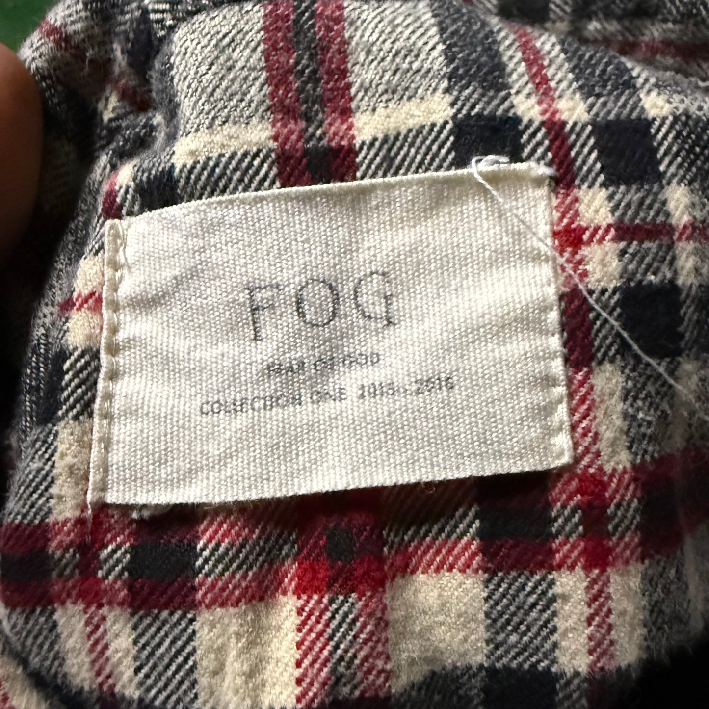 Fear of God Essentials Sleeveless Flannel Shirt