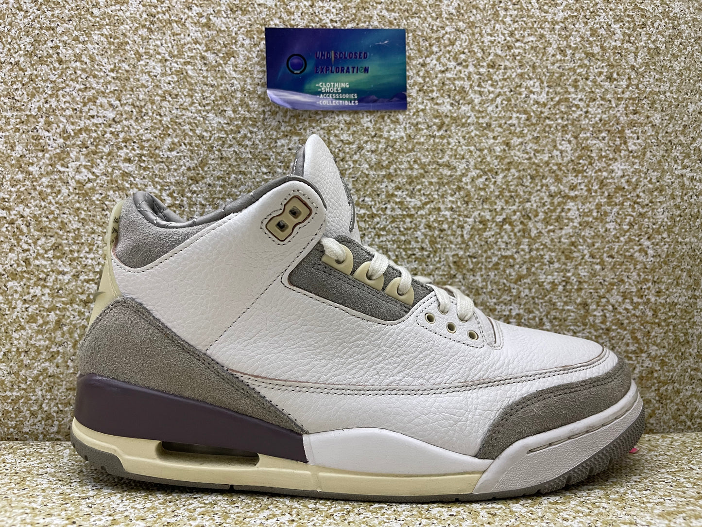 Jordan 3 A Ma Manieré 9.5 Men/ 11 Women “Preowned”