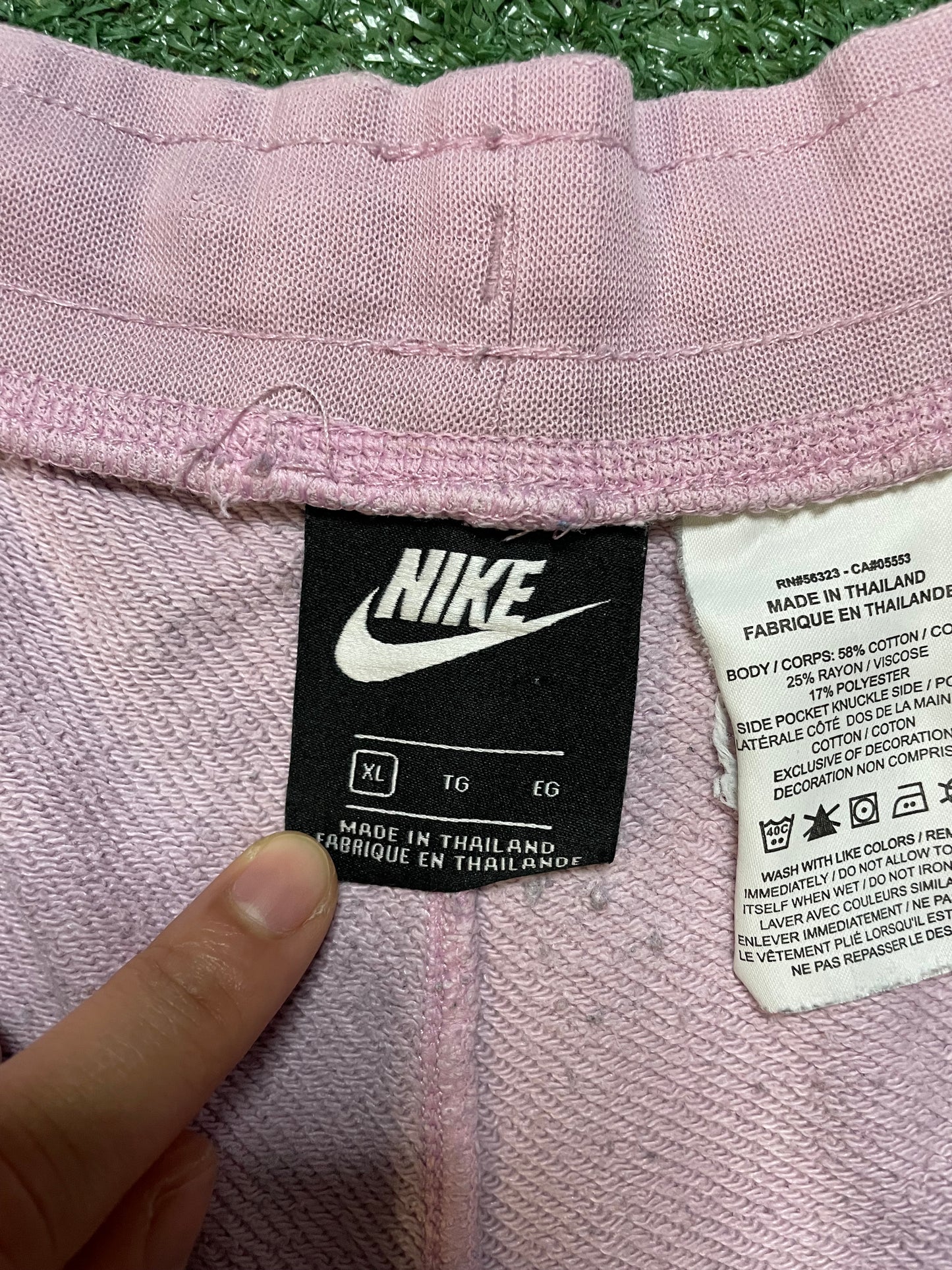 Nike pink and blue shorts