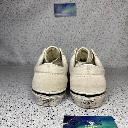 Vans Old Skool 36 Pearlized Marshmallow White 9 Men “Preowned”