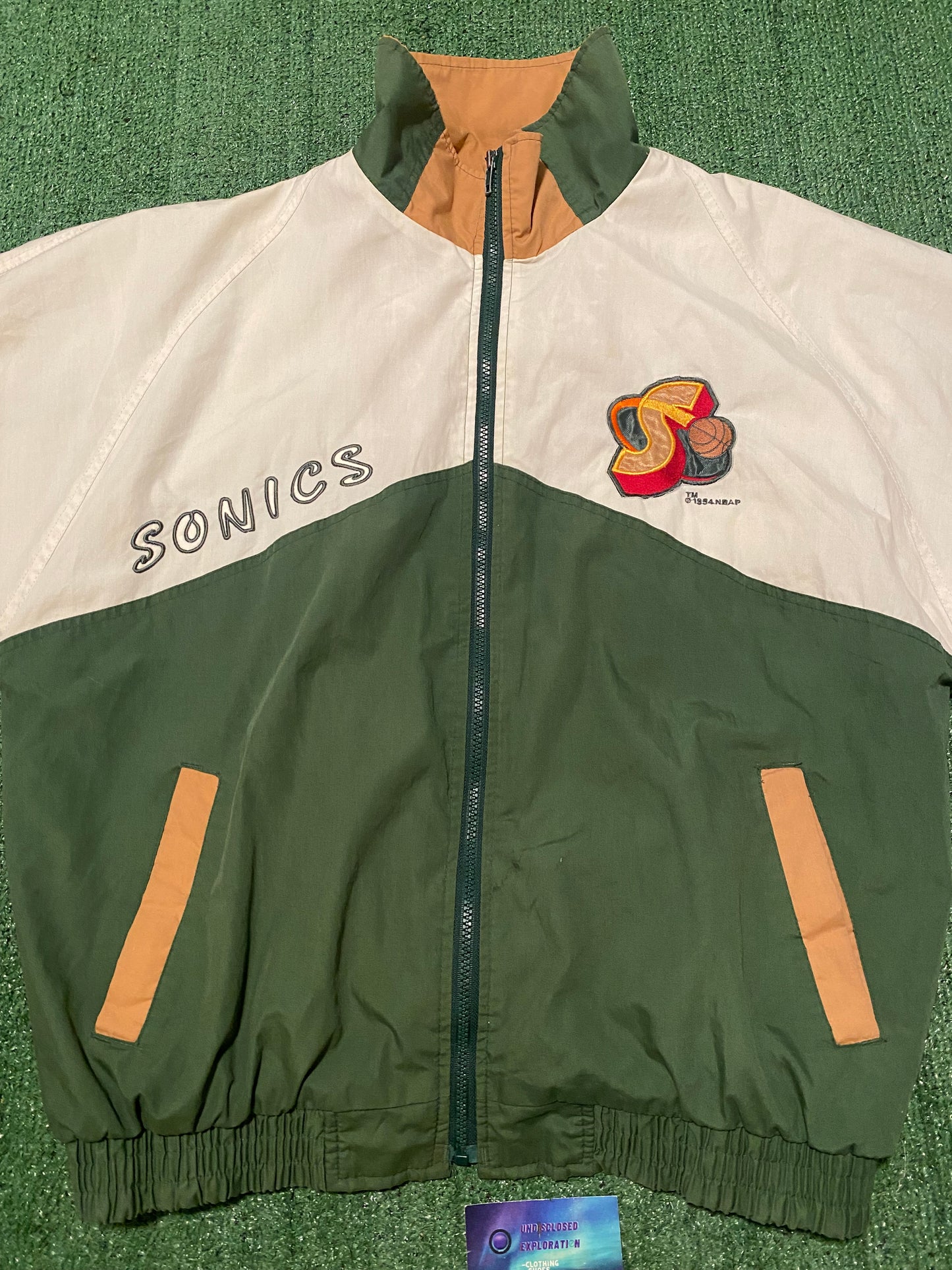 Vintage Seattle Supersonics Windbreaker Jacket