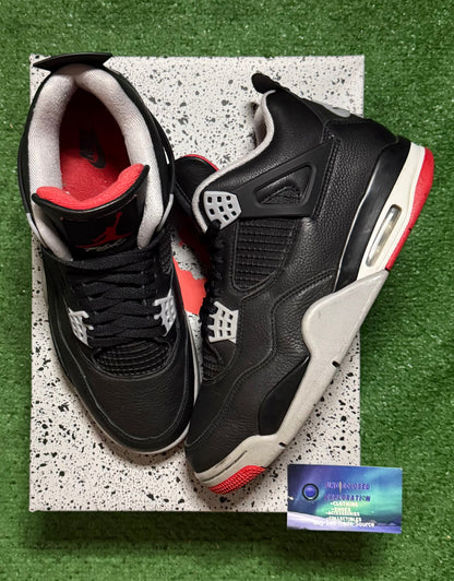 Jordan 4 Bred Reimagined 9.5 Men/11 Women “Preowned”