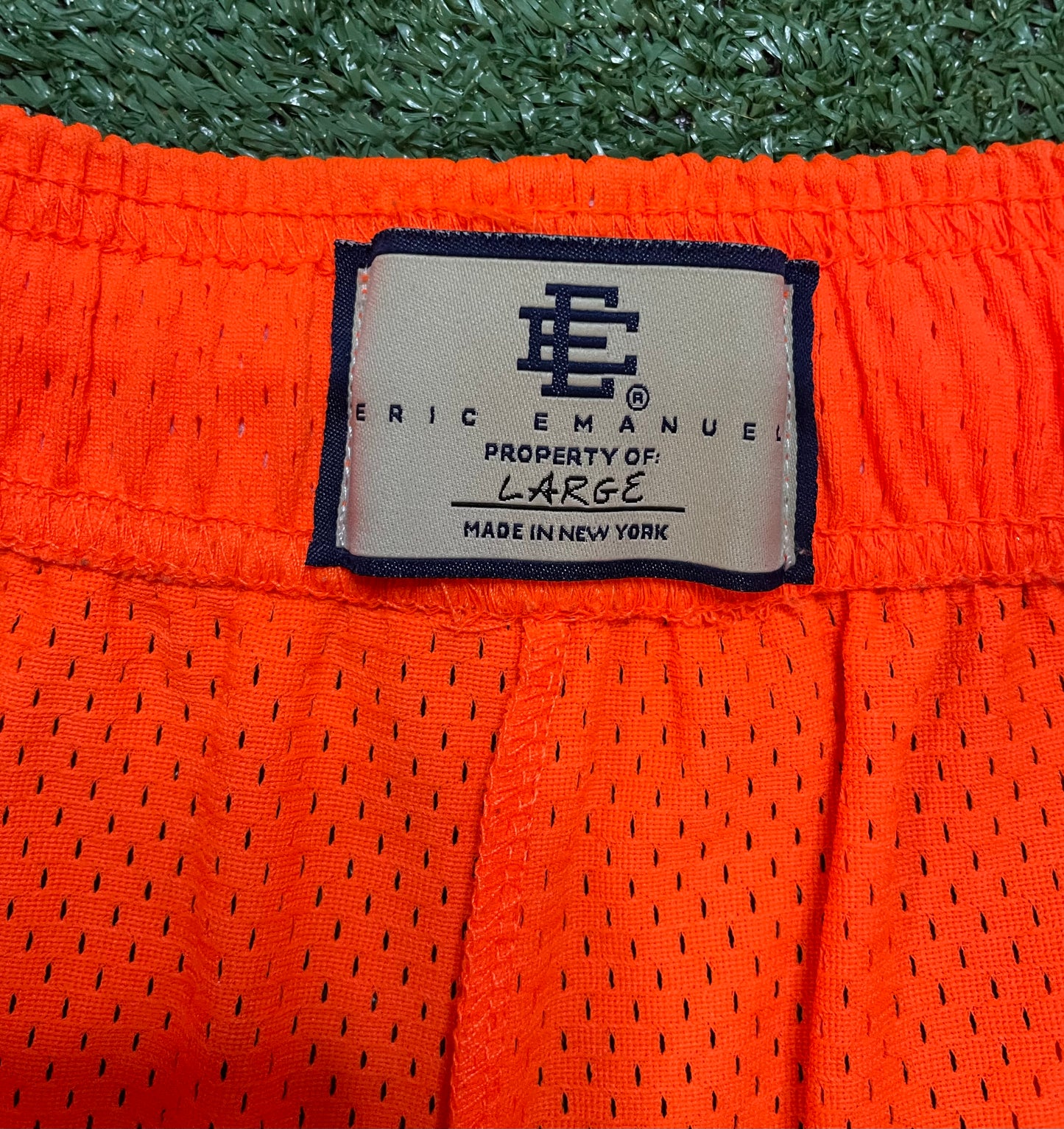 Eric Emanuel Orange and red shorts