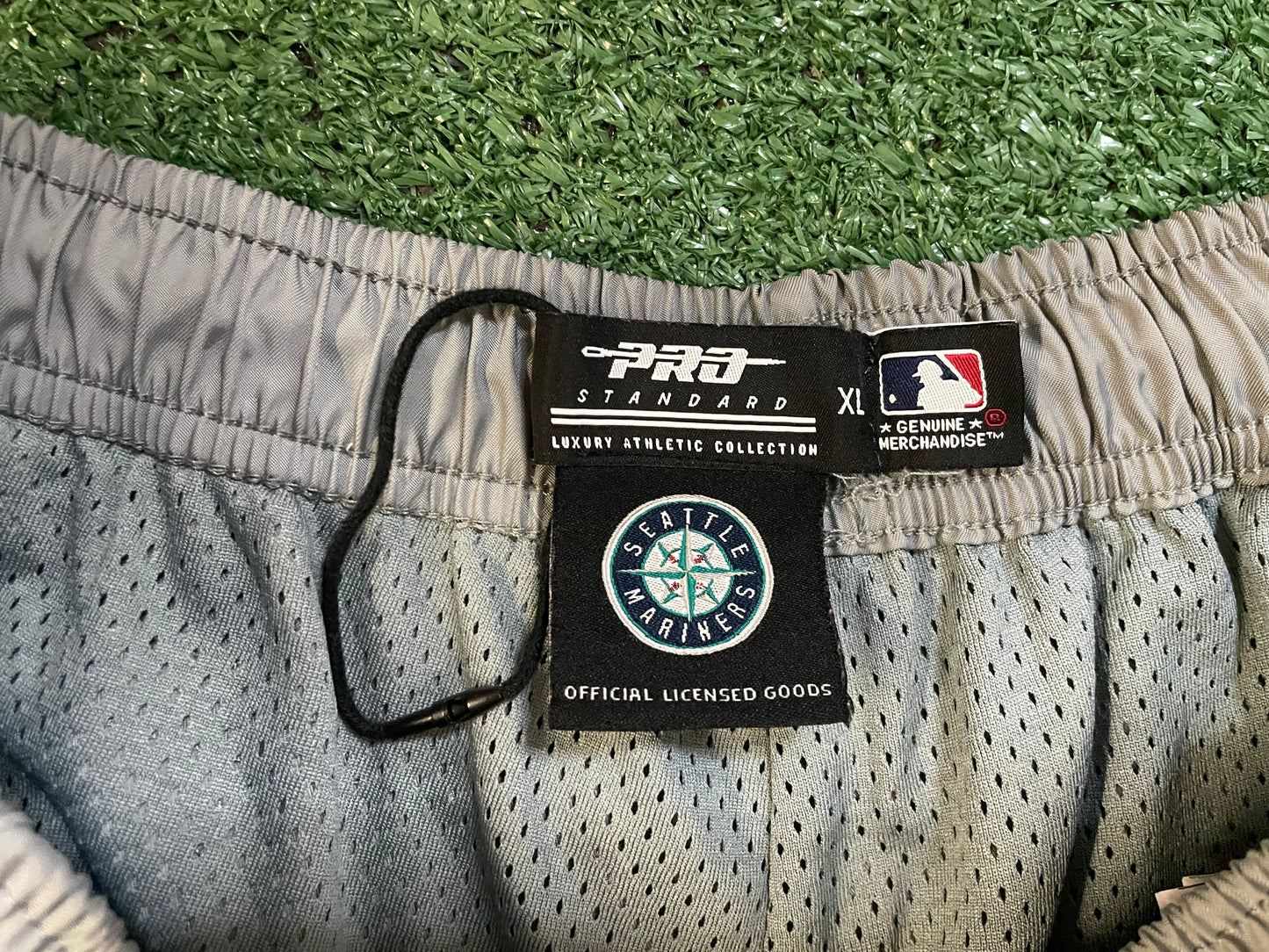 Seattle Mariners pro standard grey and black shorts