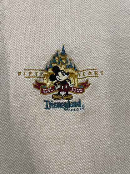 Vintage Disneyland resort 50 year anniversary embroidered polo
