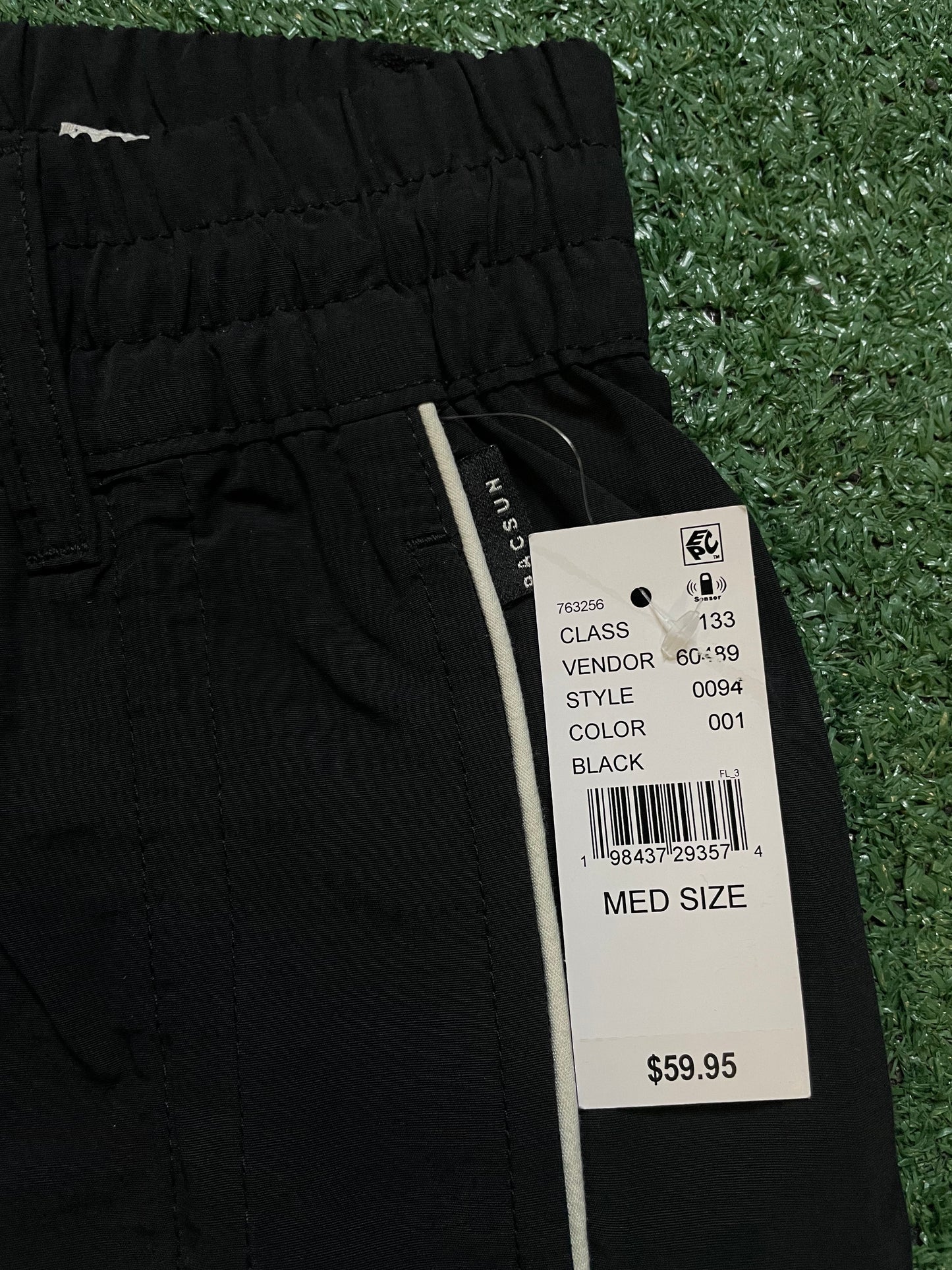 Pacsun black and white track pants