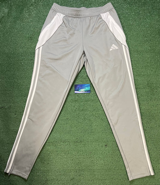 Adidas grey & white tiro 24 pants
