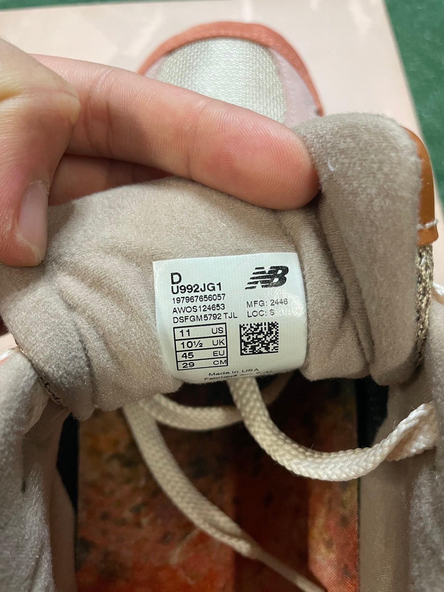 New Balance Joe FreshGoods 992 made in USA aged well