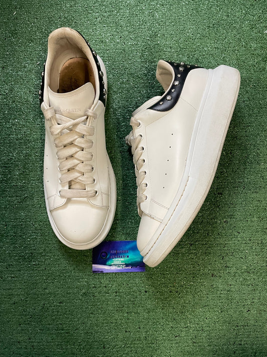 Alexander McQueen white studded sneakers size 13men/14.5women(EU 46)