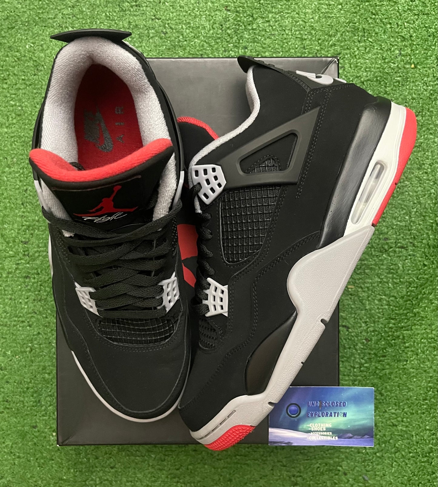 Jordan 4 Bred 2019 10.5 Men/12 Women “Preowned”