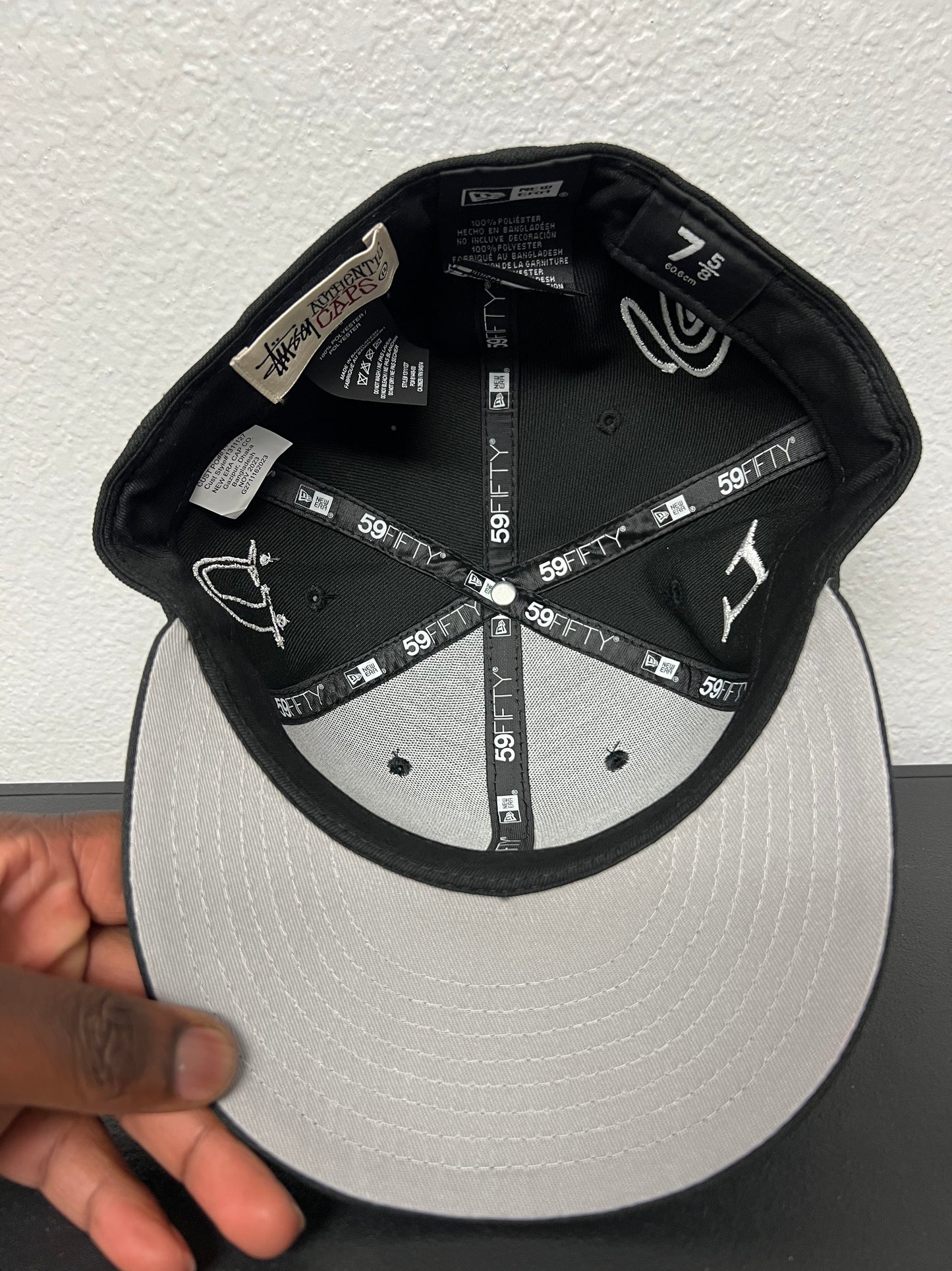 Stussy Spiral black fitted hat