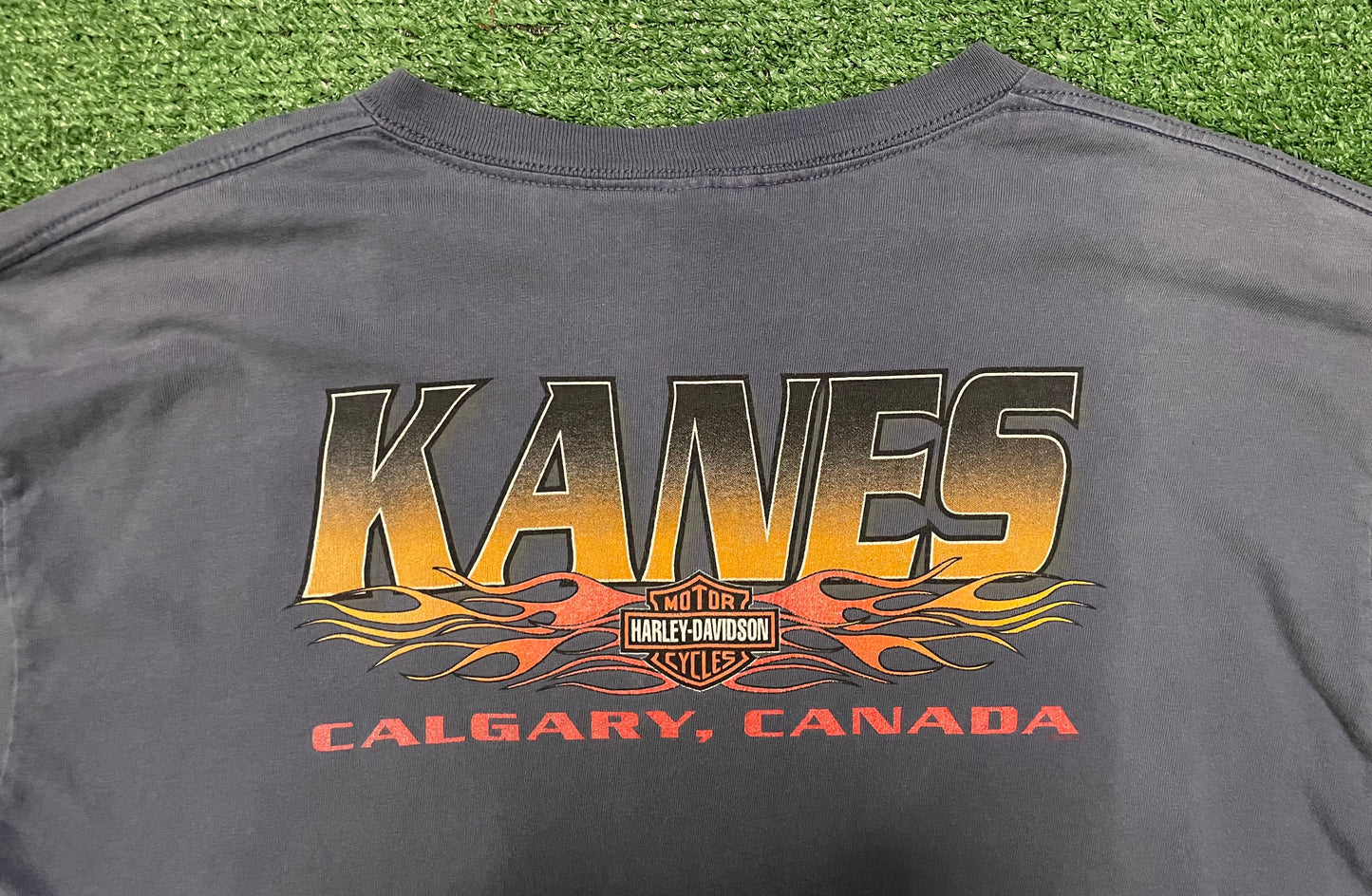 Vintage Harley Davidson flame longsleeve