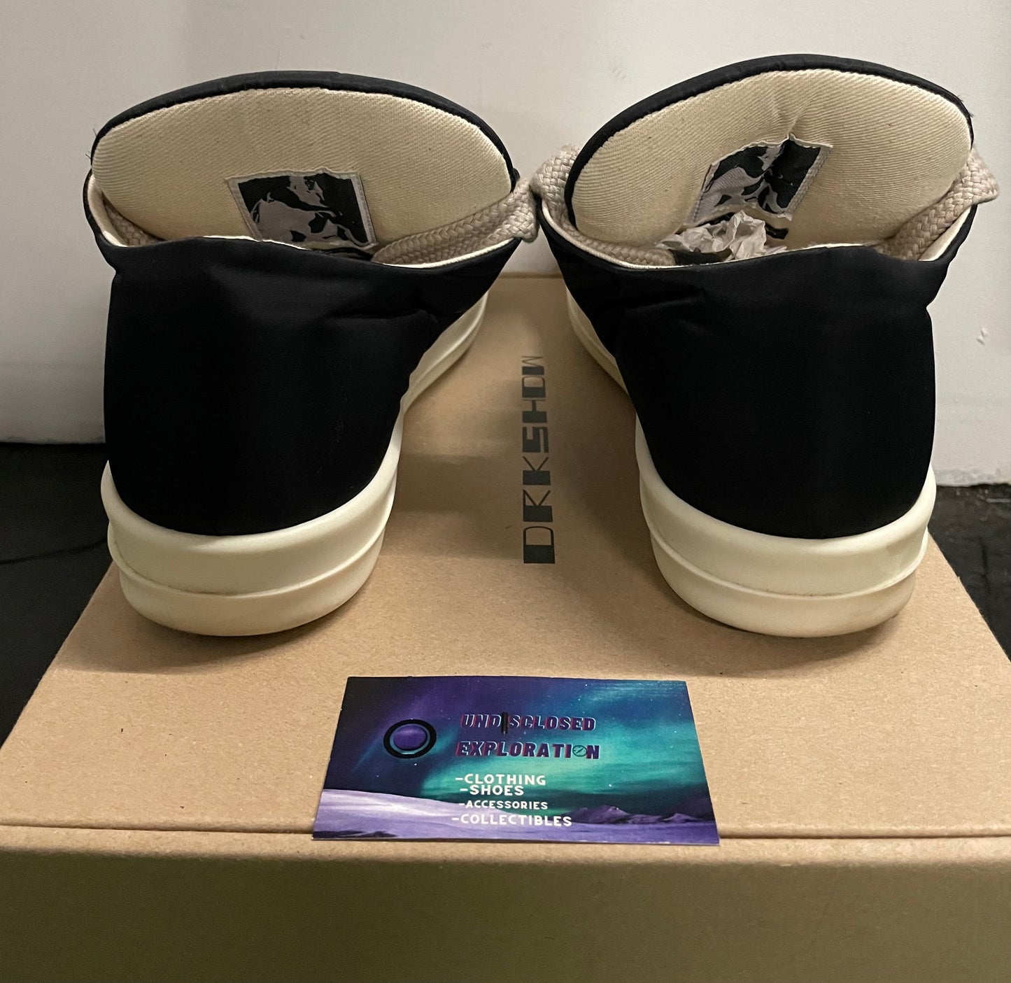 Rick Owens DRKSHDW Jumbo Lace Puffer low  size 11men/12.5women (EU 44)