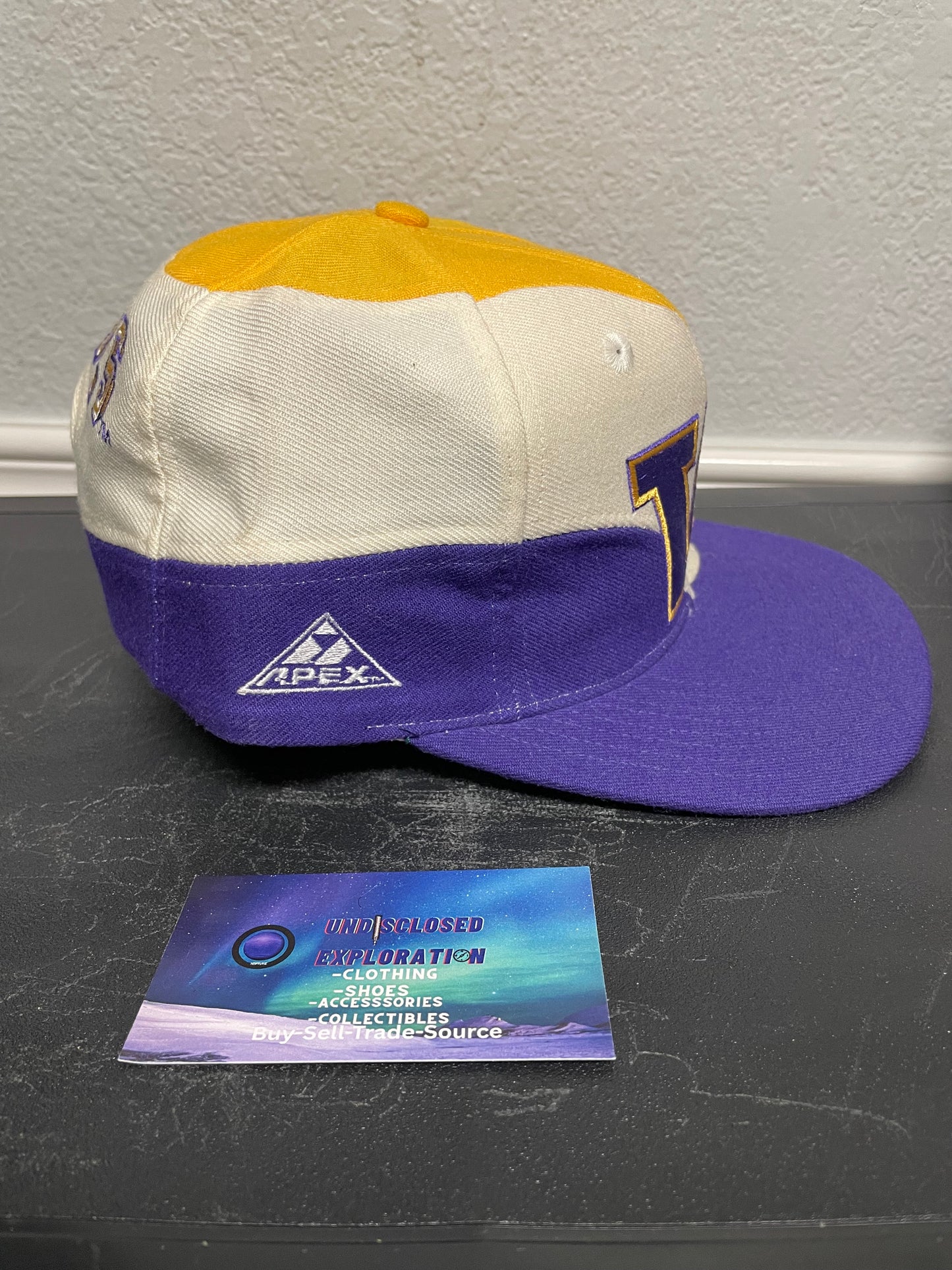 Vintage 1990s University of Washington Huskies Swirl apex one hat