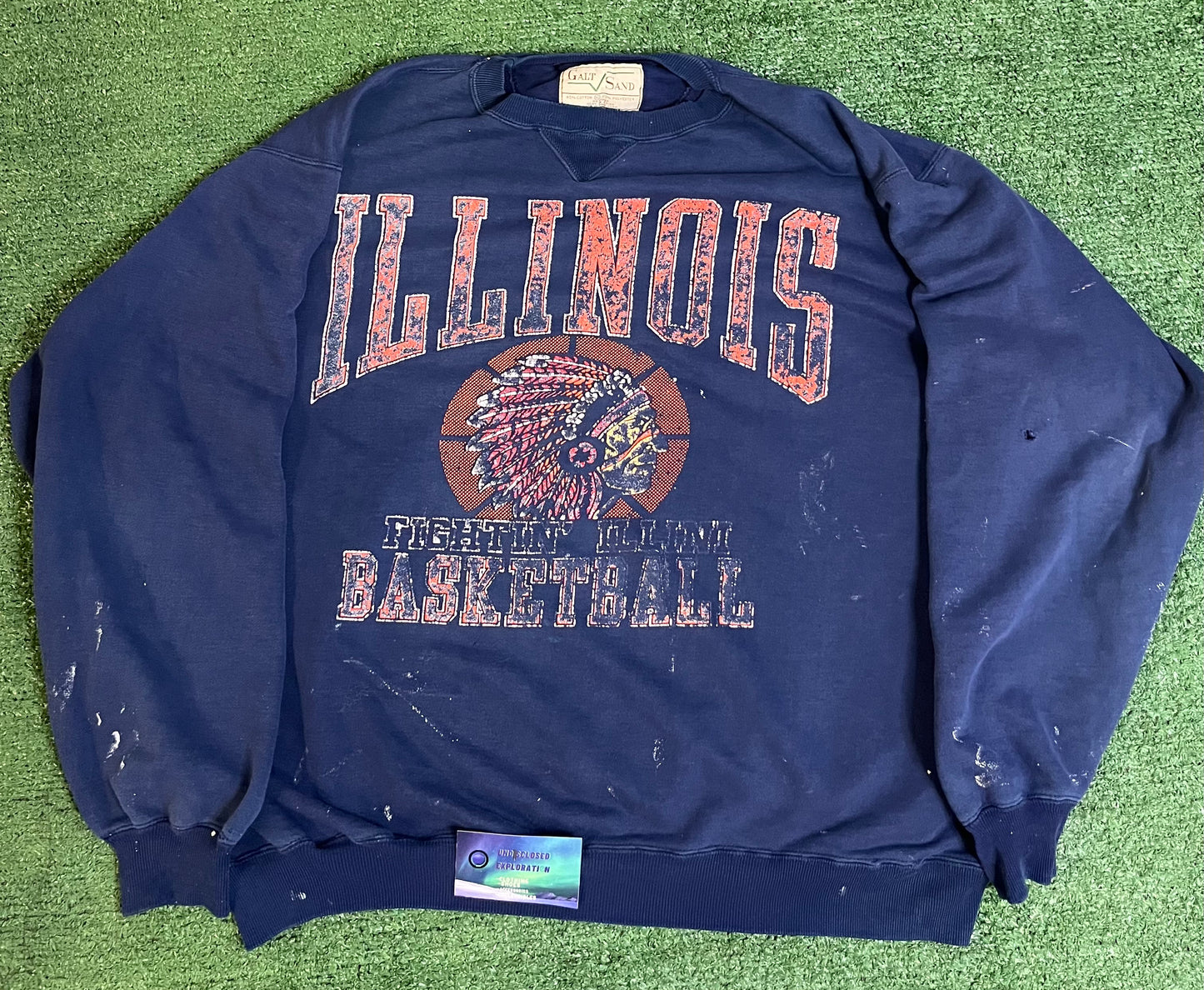 Vintage 1990s Illinois basketball crewneck