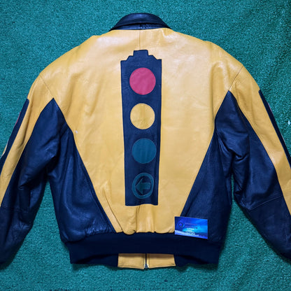 Vintage Phase 2 Traffic Light Leather Jacket