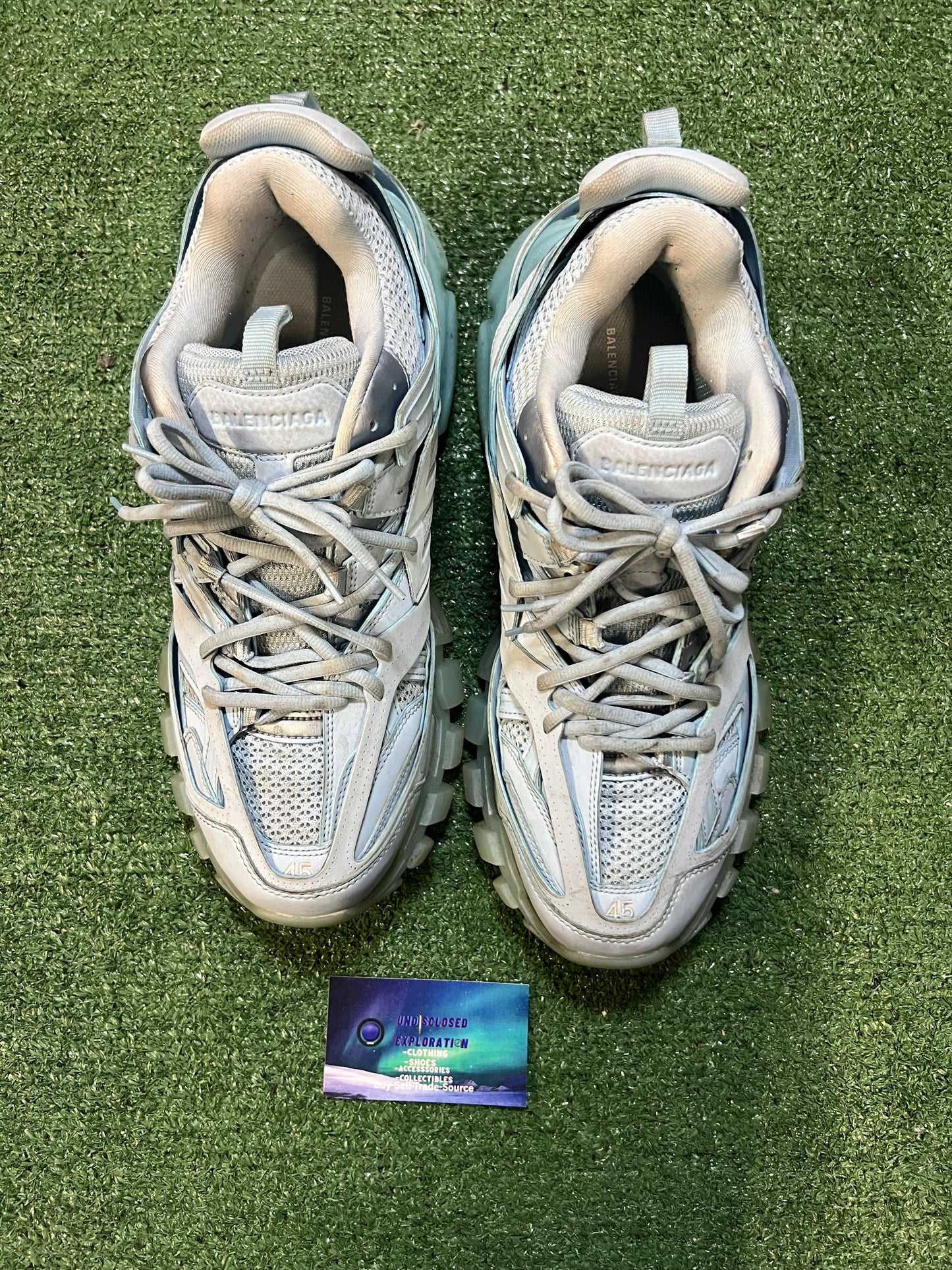 Balenciaga track light blue size 12men/13.5women(EU 45)