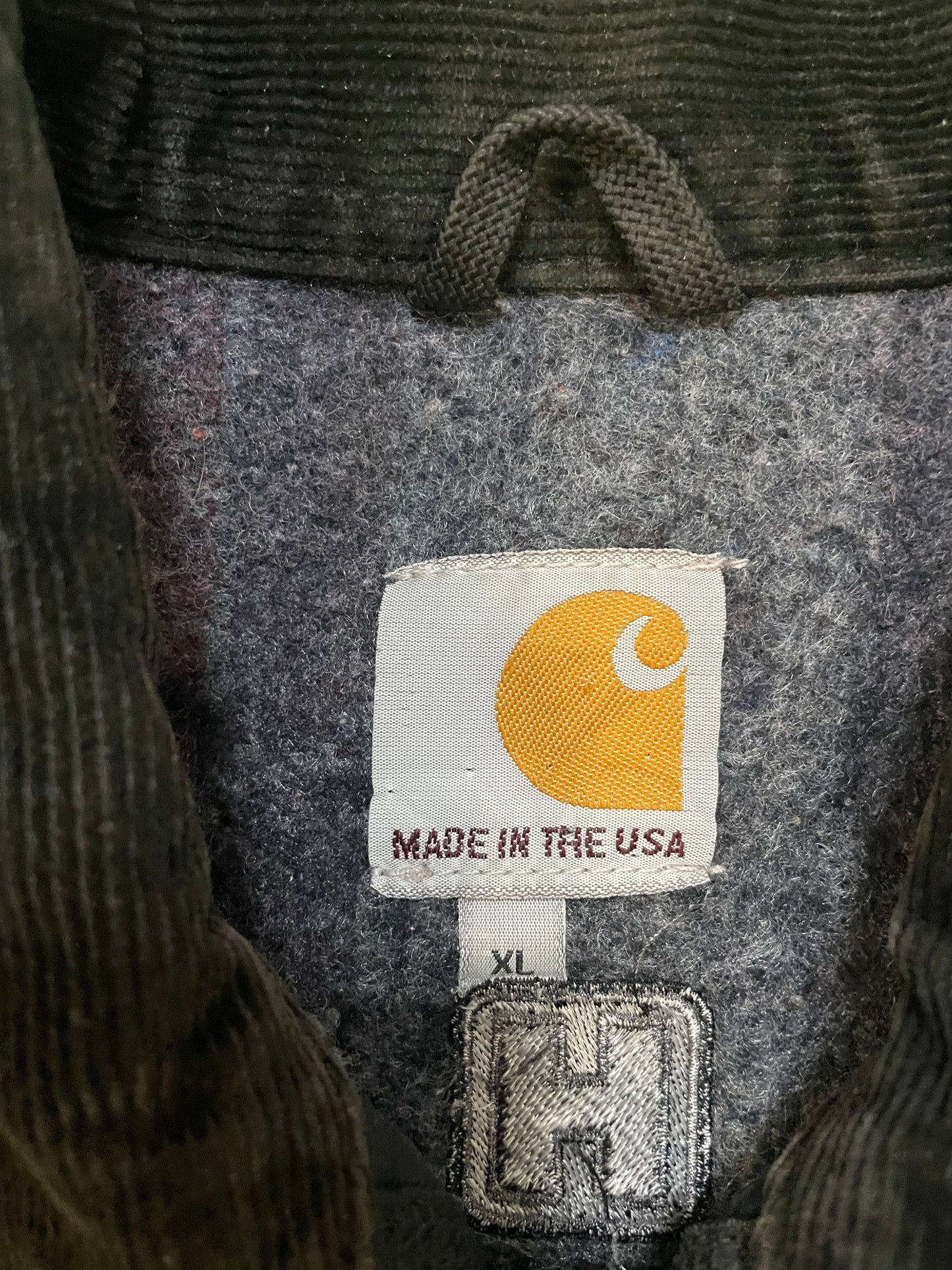 Vintage 2000s Carhartt Detroit black jacket