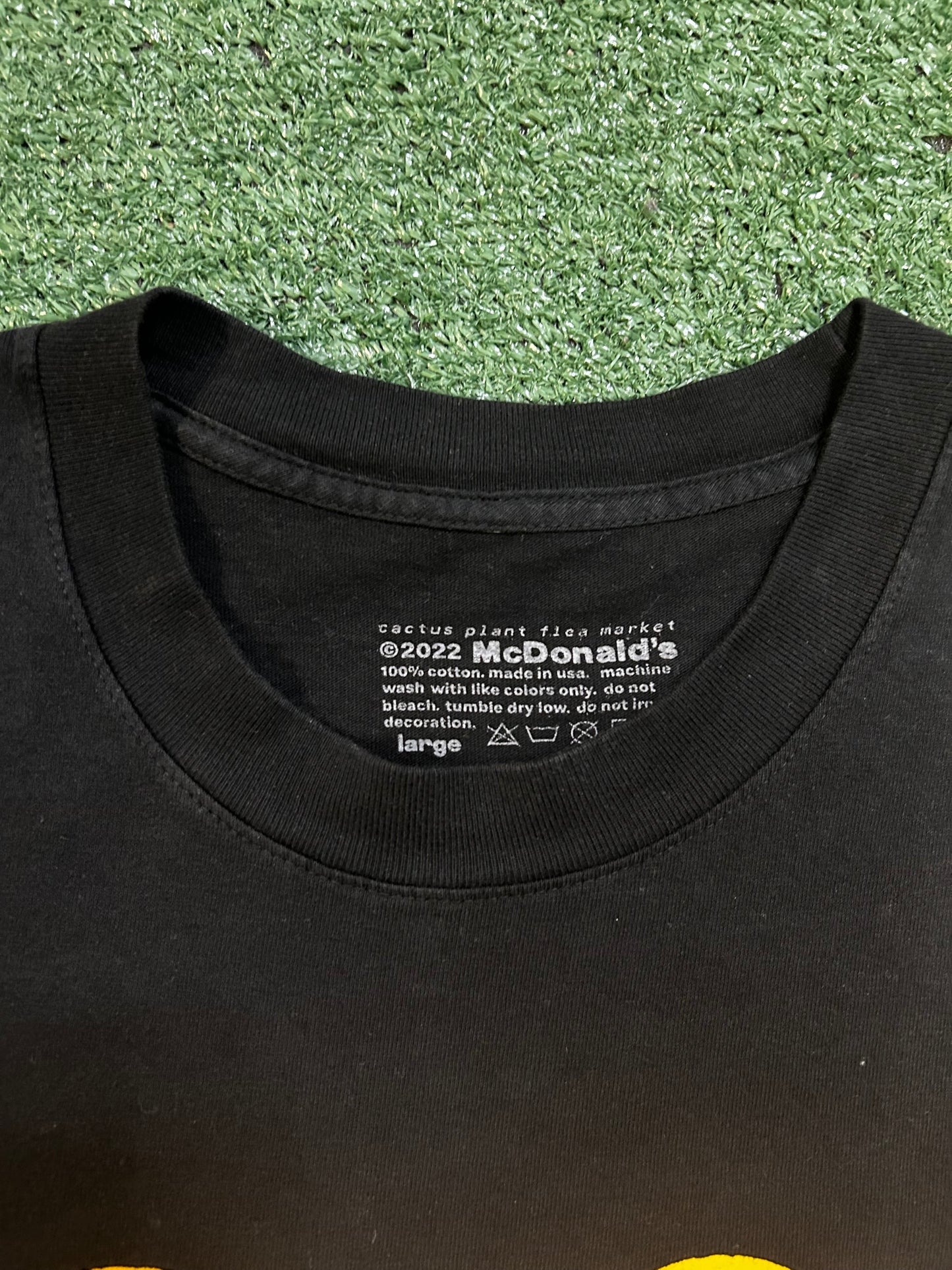 CPFM X MCdonalds black tee