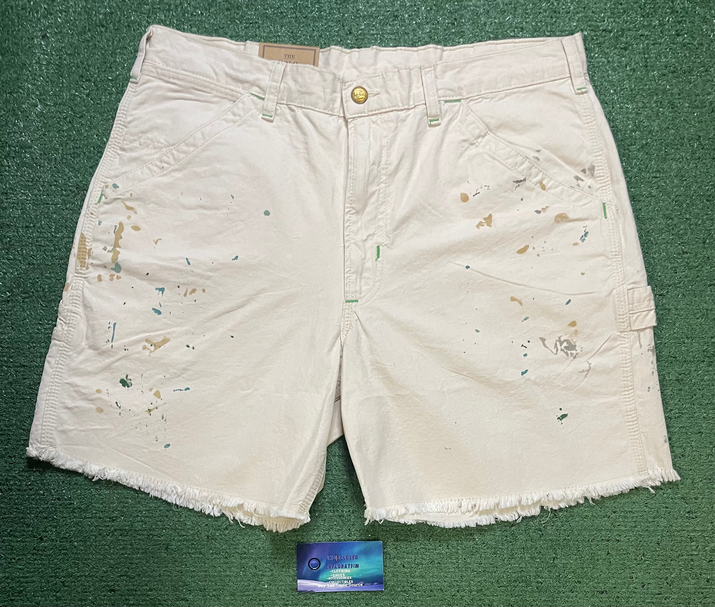 Polo Ralph Lauren paint splatter carpenter shorts