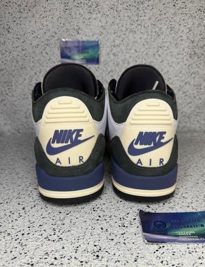 Jordan 3 A Ma Maniere Diffused Blue 10 Men/11.5 Women “Preowned”