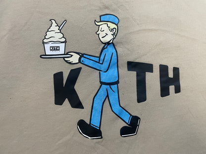 Kith treats delivered beige tee