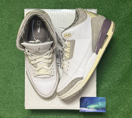 Jordan 3 A Ma Maniere 10 Men/11.5 Women “Preowned”