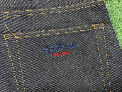 Supreme selvedge denim jean shorts