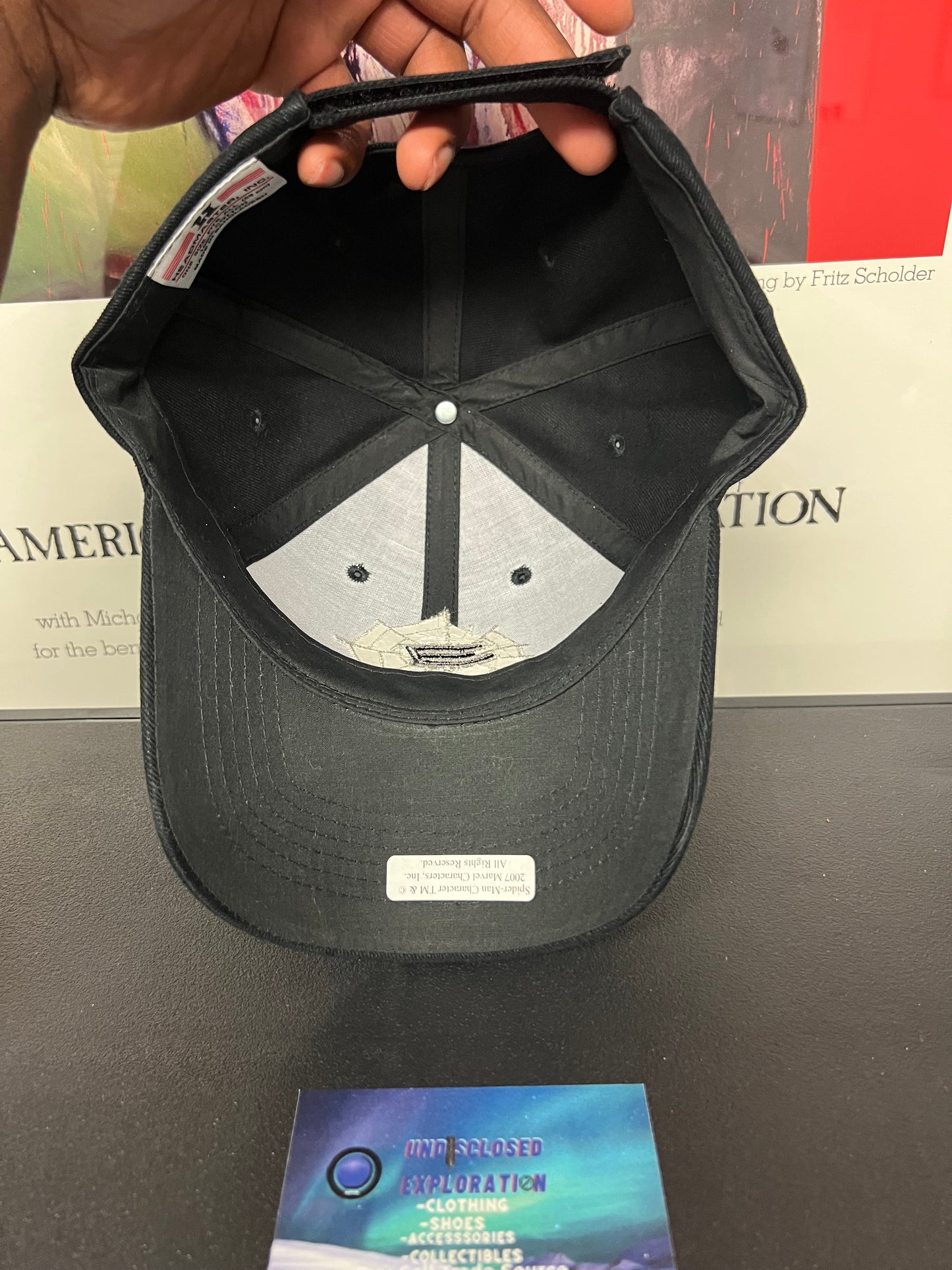 Spider-Man 3 promo web embroidered hat