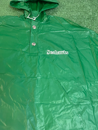 Vintage 1980s Seattle Seahawks Rain Jacket Poncho