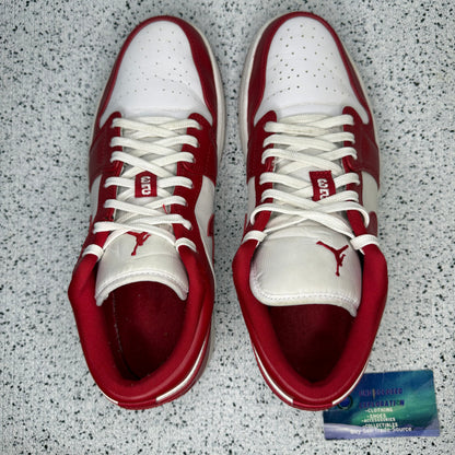 Jordan 1 Low Gym Red 9.5 Men/11 Women “Preowned”