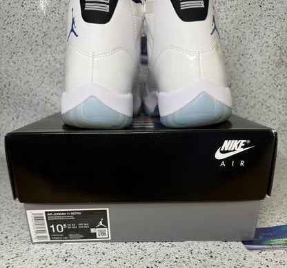 Jordan 11 Legend Blue 10.5 Men/12 Women “Preowned”