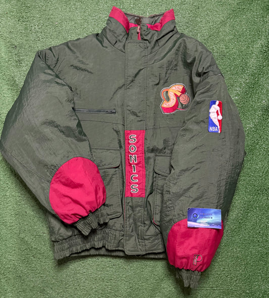 Vintage Seattle SuperSonics Jacket Reversible