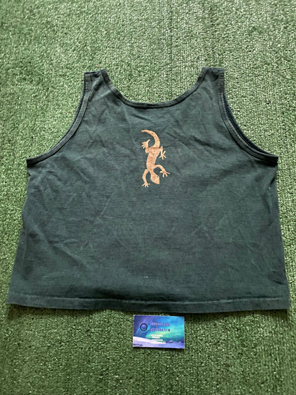 Hawaiian Lifestyle Lizard Cropped Tank top