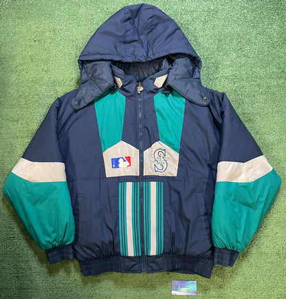 Vintage 1990s Seattle Mariners Reversible Jacket