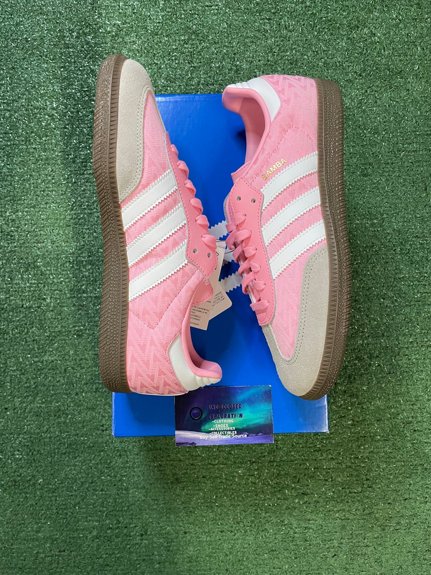 Adidas Samba light pink white gum