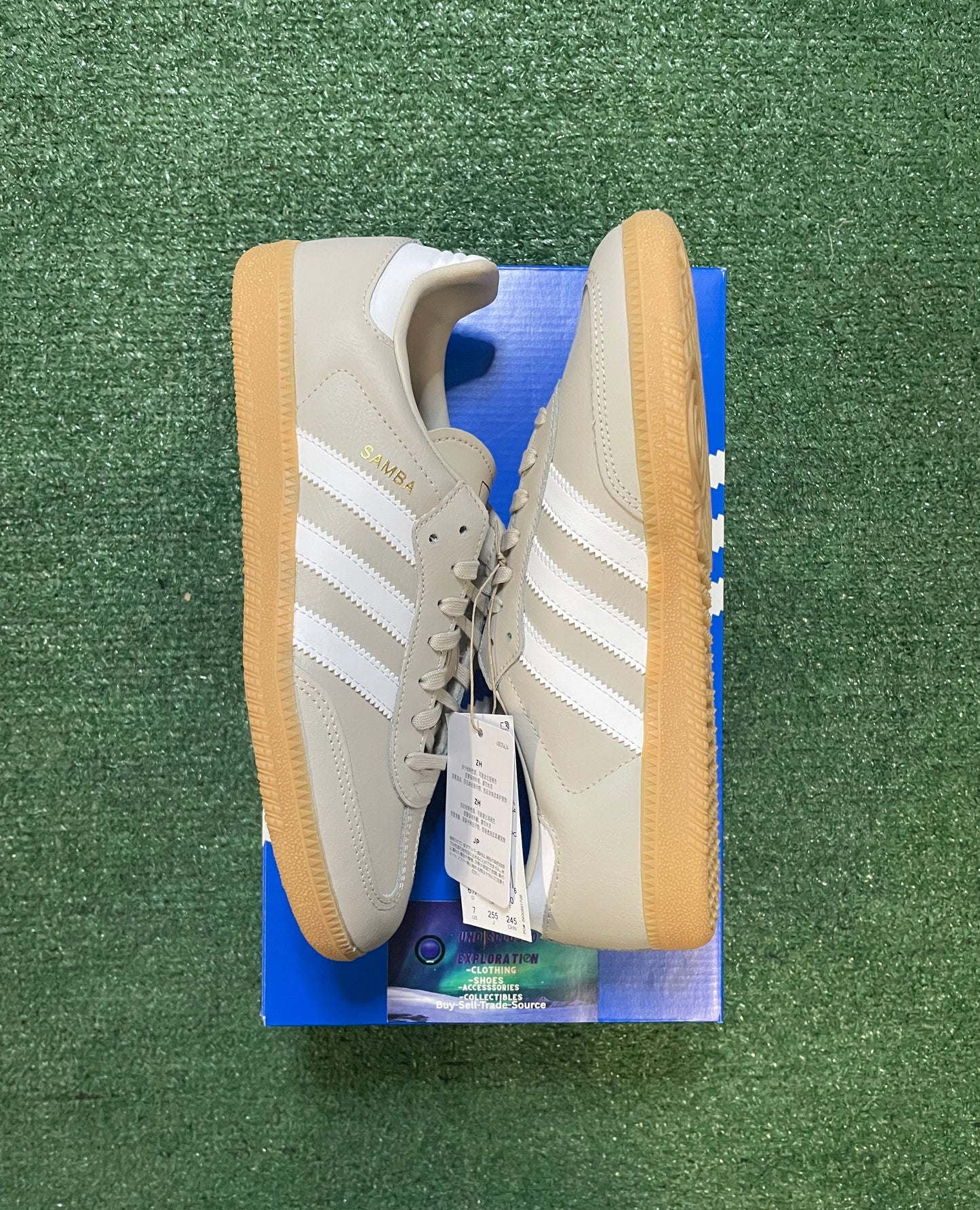 Adidas Samba OG beige cloud white gum