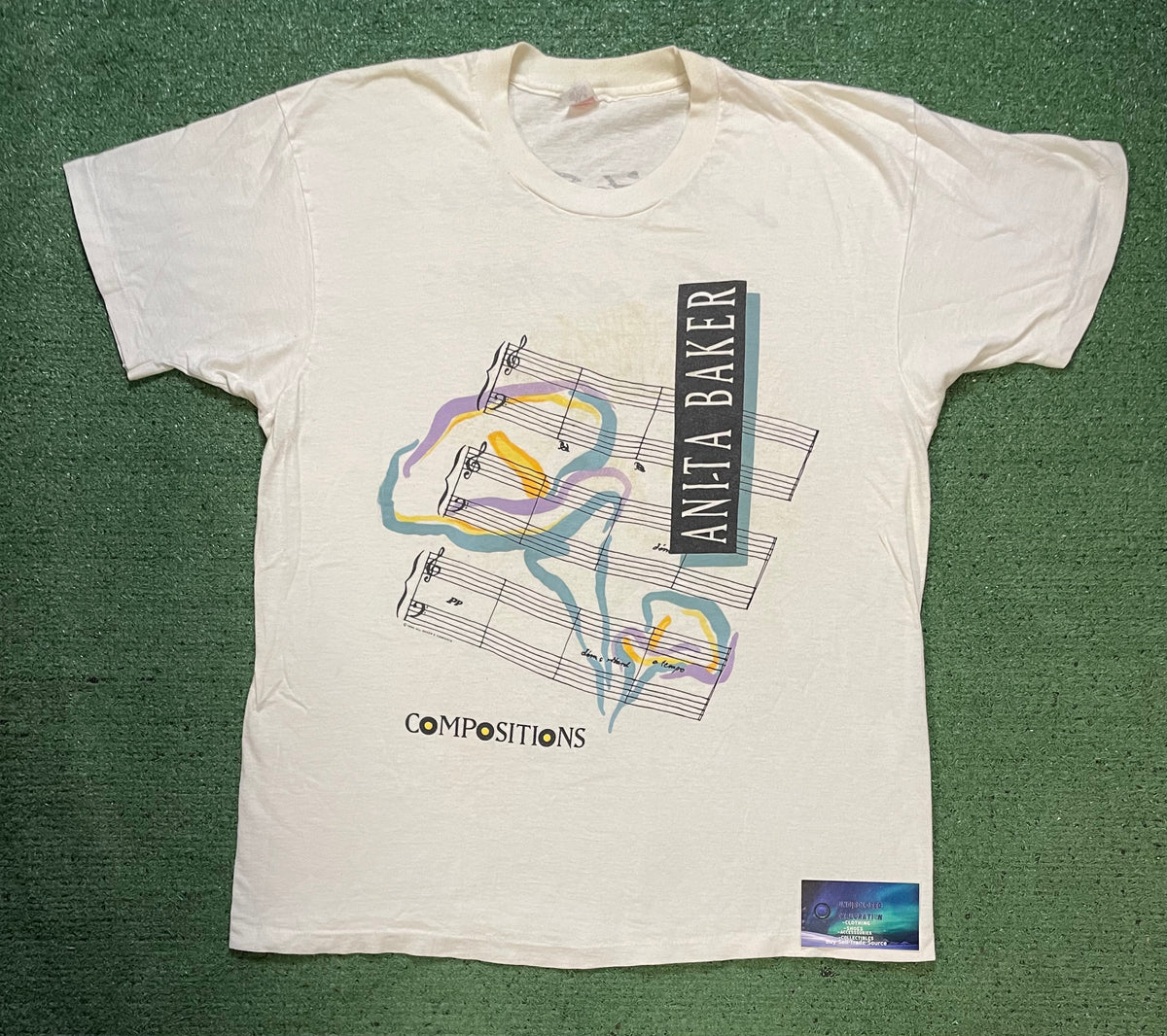 Vintage 1990s Anita Baker compositions tour tee