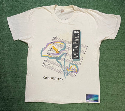 Vintage 1990s Anita Baker compositions tour tee