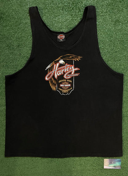Vintage 1990s Harley Davidson soaring eagle tank top