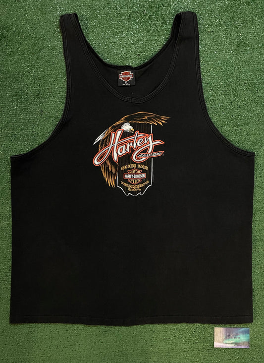 Vintage 1990s Harley Davidson soaring eagle tank top