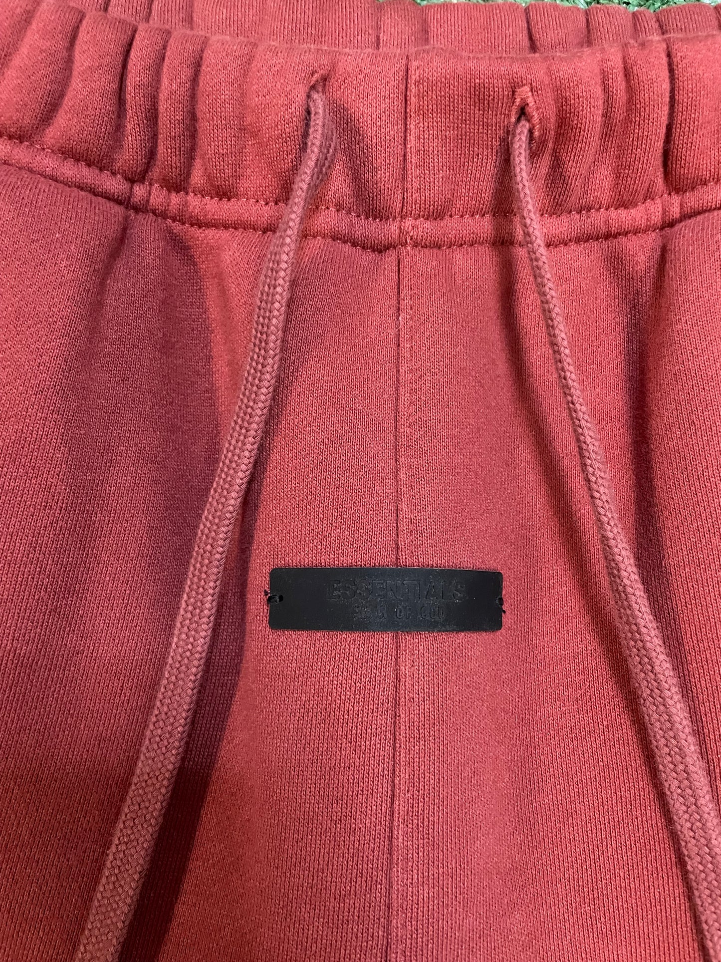 Fear of God ESSENTIALS Crimson University Fleece Relaxed Sweatpants