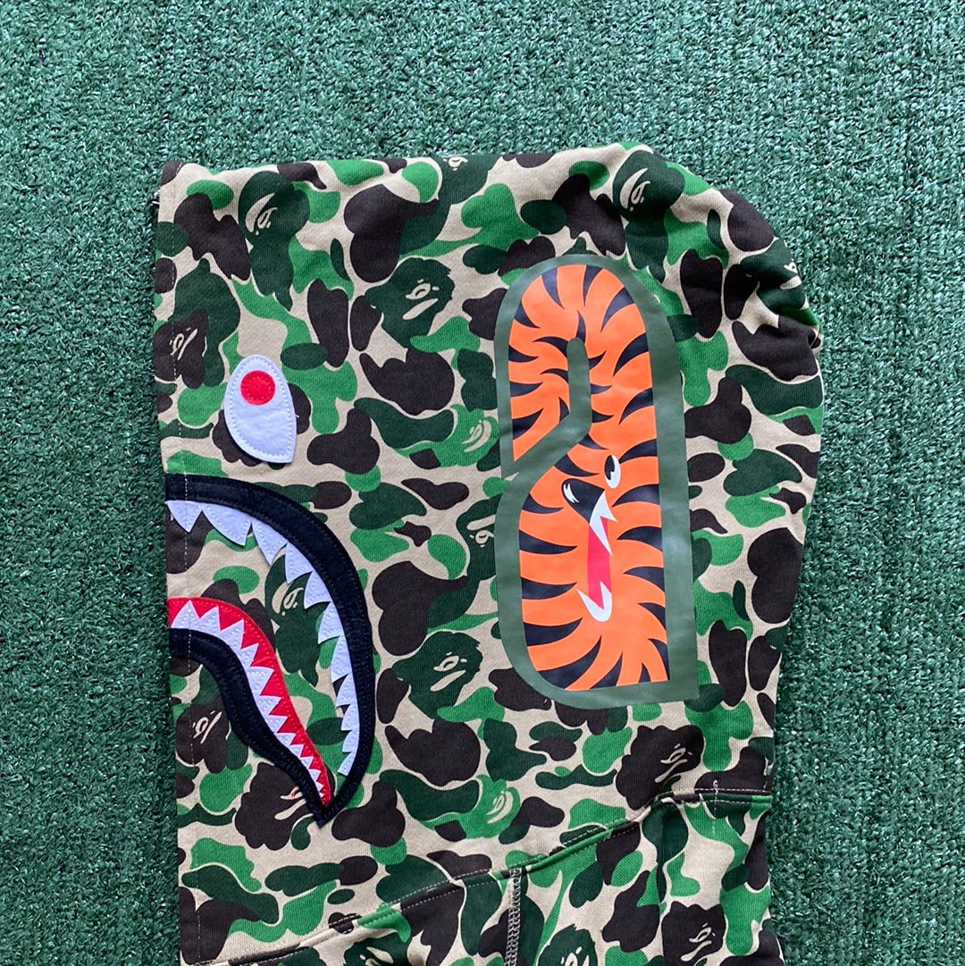 Bape ABC Camo Shark Full Zip Up Hoodie