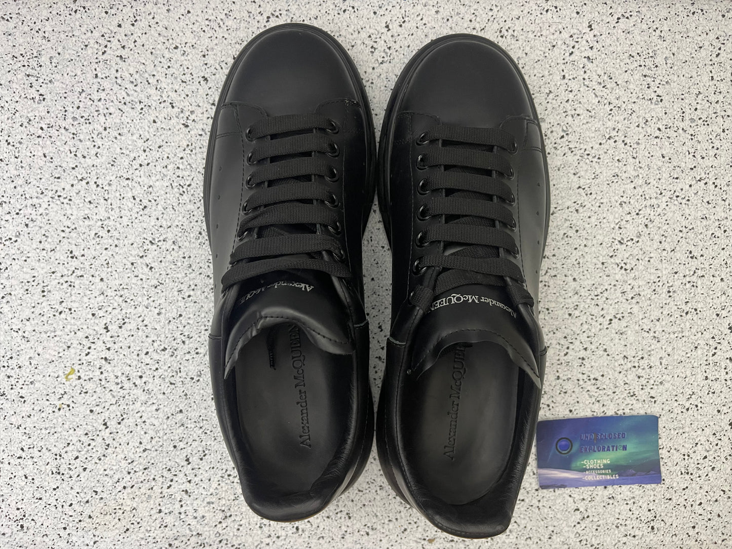 Alexander McQueen Oversized Sneaker Clear Sole Black 45 EU/12 Men “Preowned”