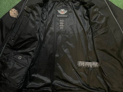 Harley Davidson black and grey jacket