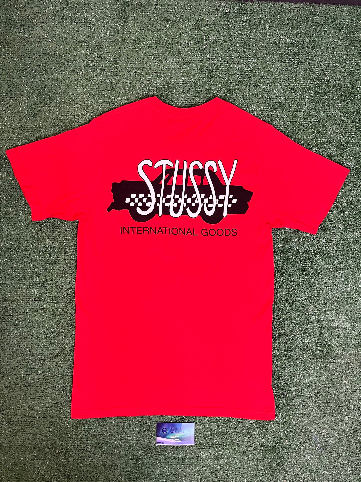 stussy international goods taxi cab tee